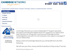 Tablet Screenshot of cambridge-networks.co.uk